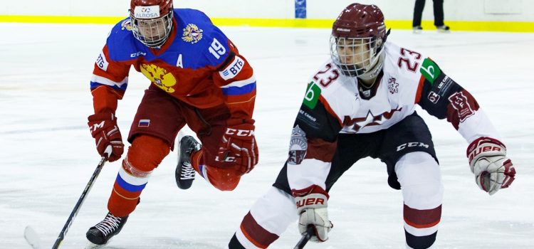 Российские юниоры обыграли Латвию в выставочном матче