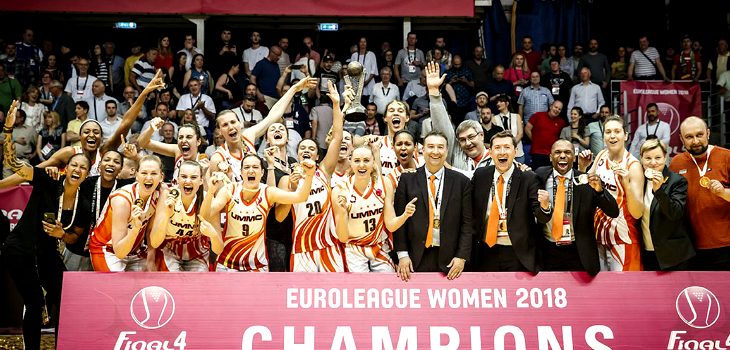 Баскетболистки УГМК в четвертый раз выиграли Евролигу