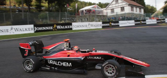 GP3: Никита Мазепин выиграл воскресную гонку в Спа