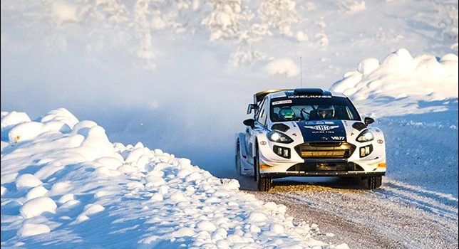 Боттас финишировал пятым в Arctic Lapland Rally