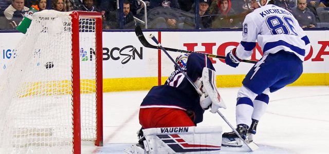 Кучеров рвёт всех в НХЛ! 18 очков в пяти матчах и 99 — за сезон