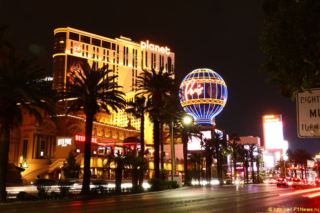 «Формула-1» планирует получить деньги от отелей в Лас-Вегасе